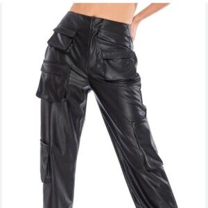 AFRM Sigmund Cargo Pant Faux Leather
